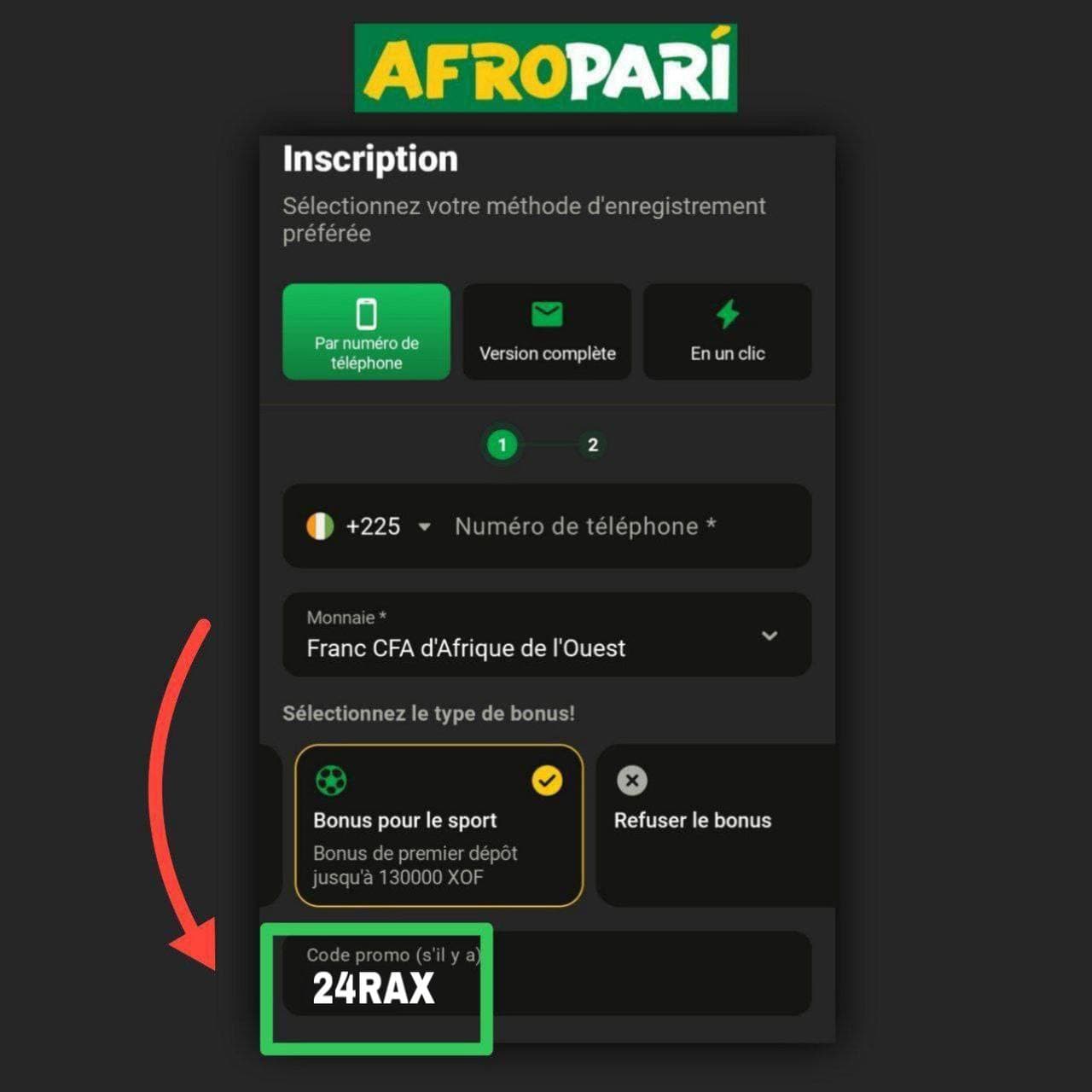 Afropari — Le Bookmaker Africain