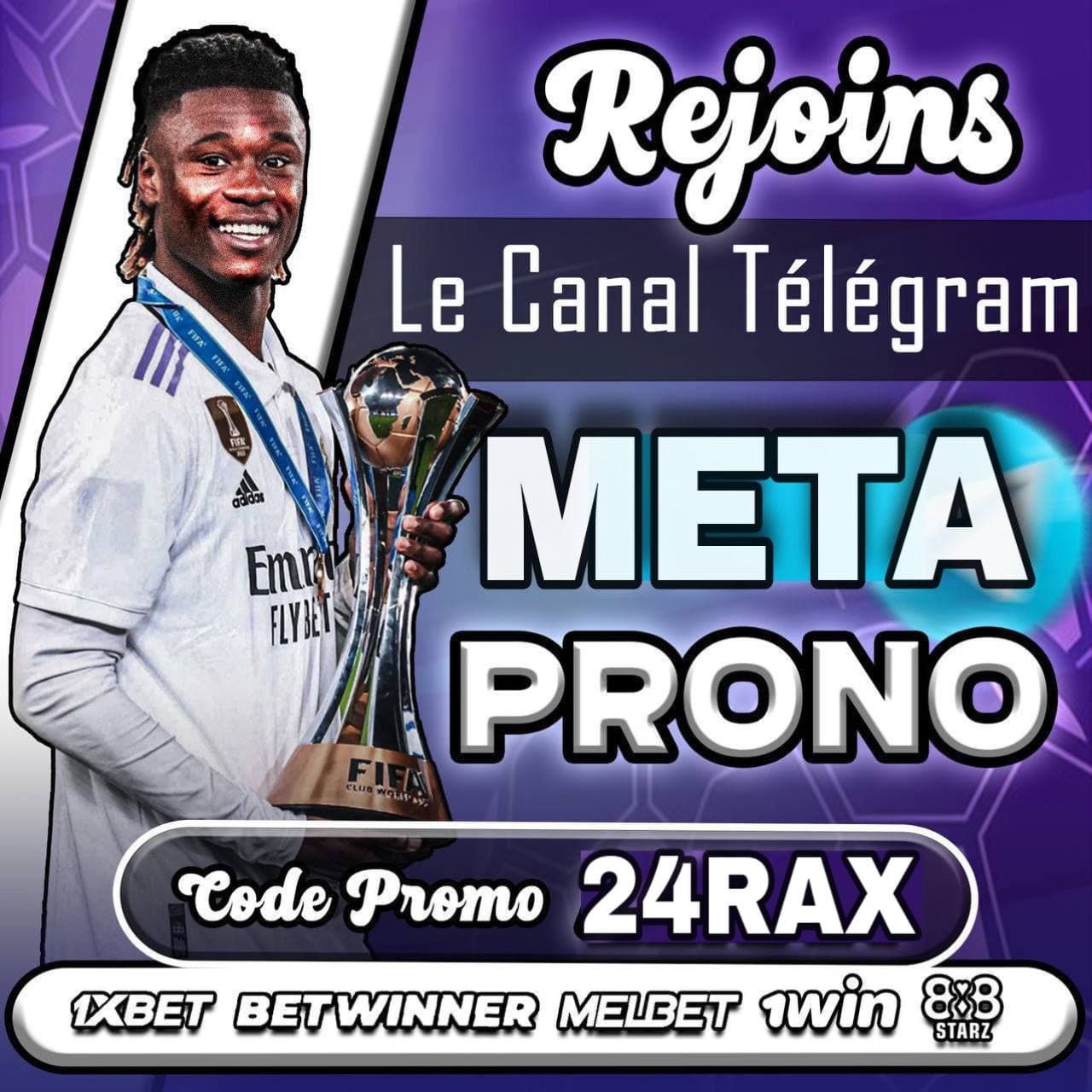 Rejoins le Canal Telegram Meta Pronos