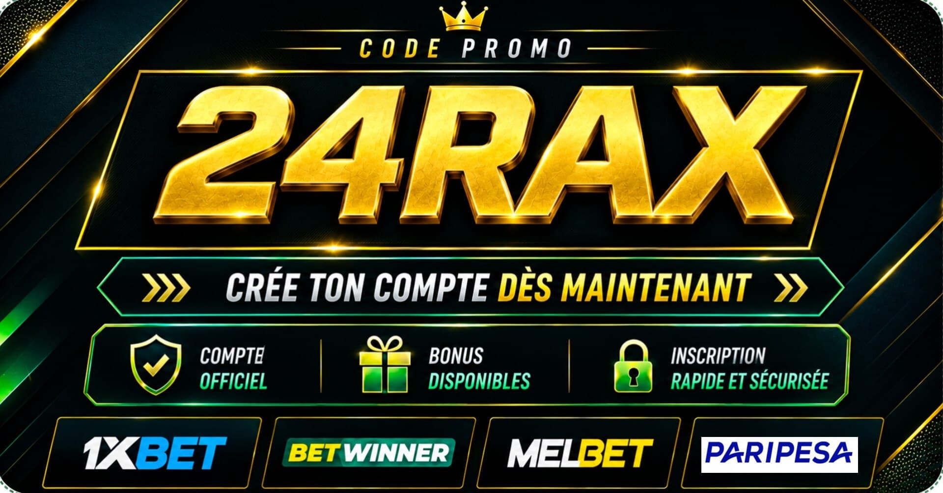 Code promo 24RAX après les pronostics aujourd’hui